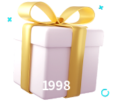 Receba seus bônus de boas-vindas no 1998